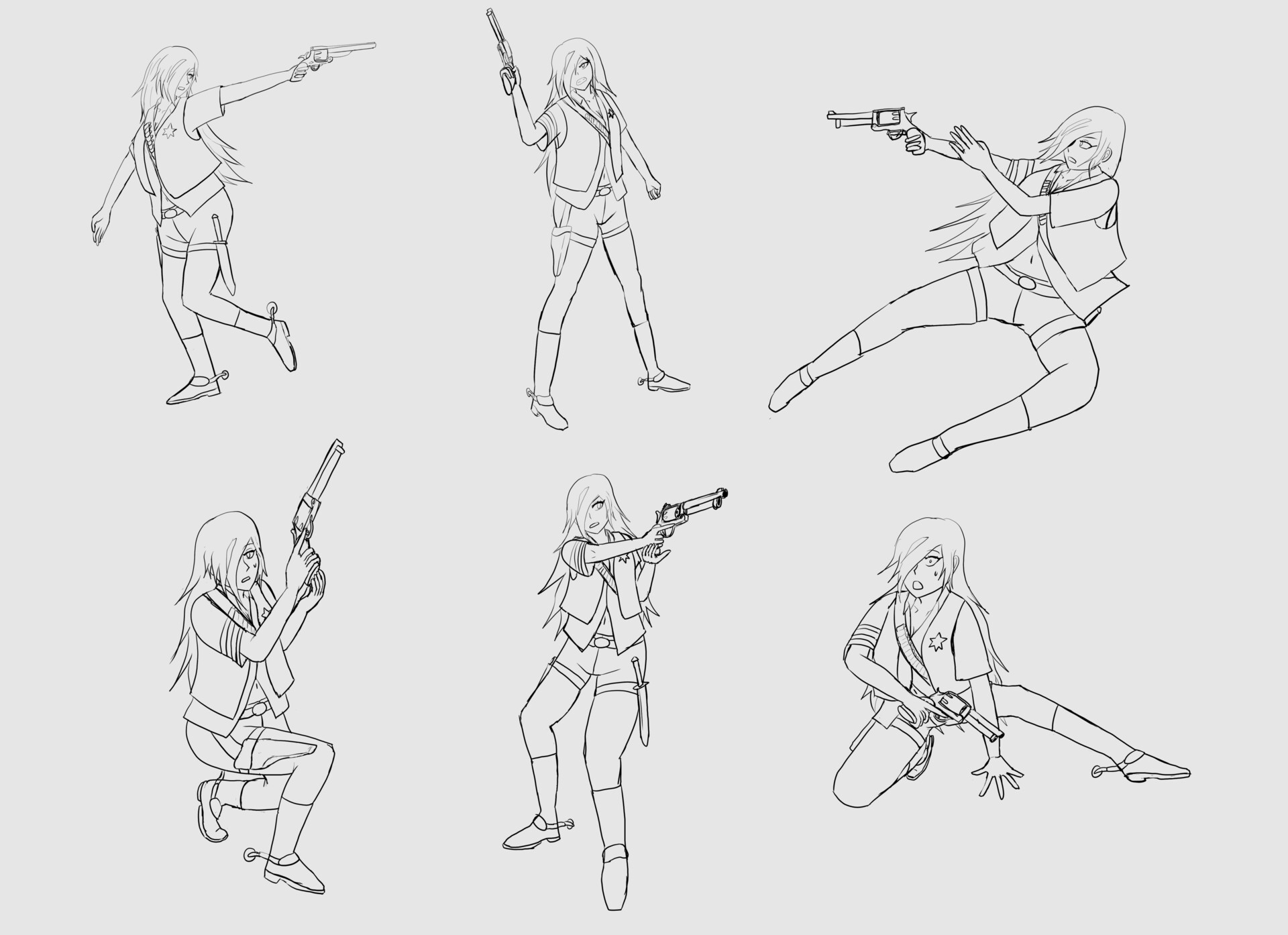 Anime Action Poses