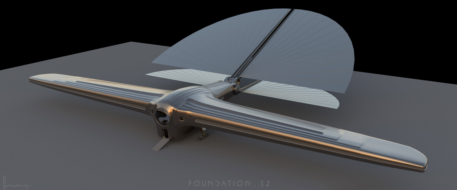 Cloudship Shuttle Design . Foundation Season 2