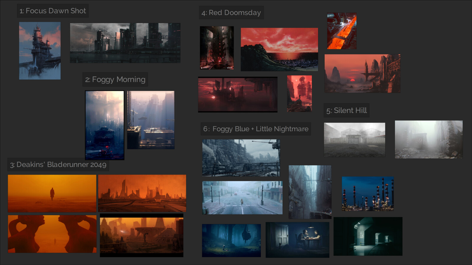 概念参考图 / Colorkey References &amp; Moodboard