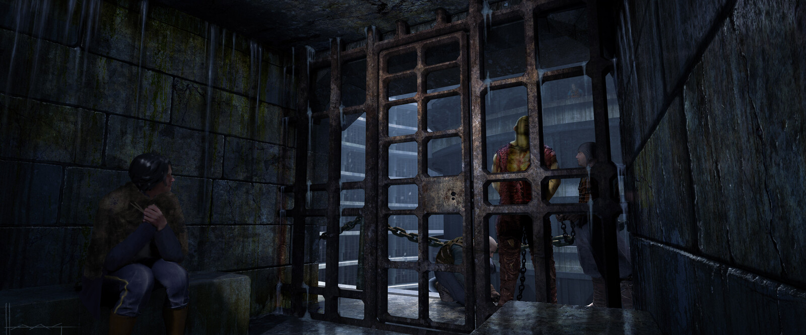 Dungeons &amp; Dragons, Honour Among Thieves . Prison cell
