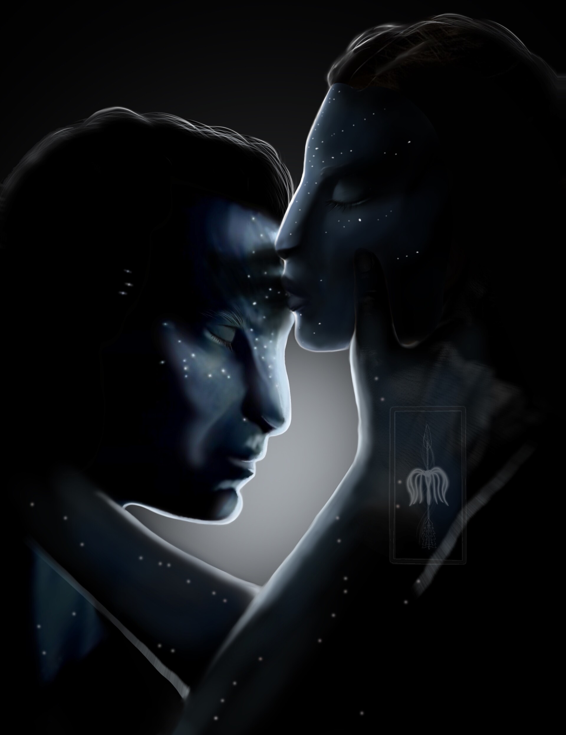 ArtStation - Avatar fanfic artwork «I see you, Colonel»