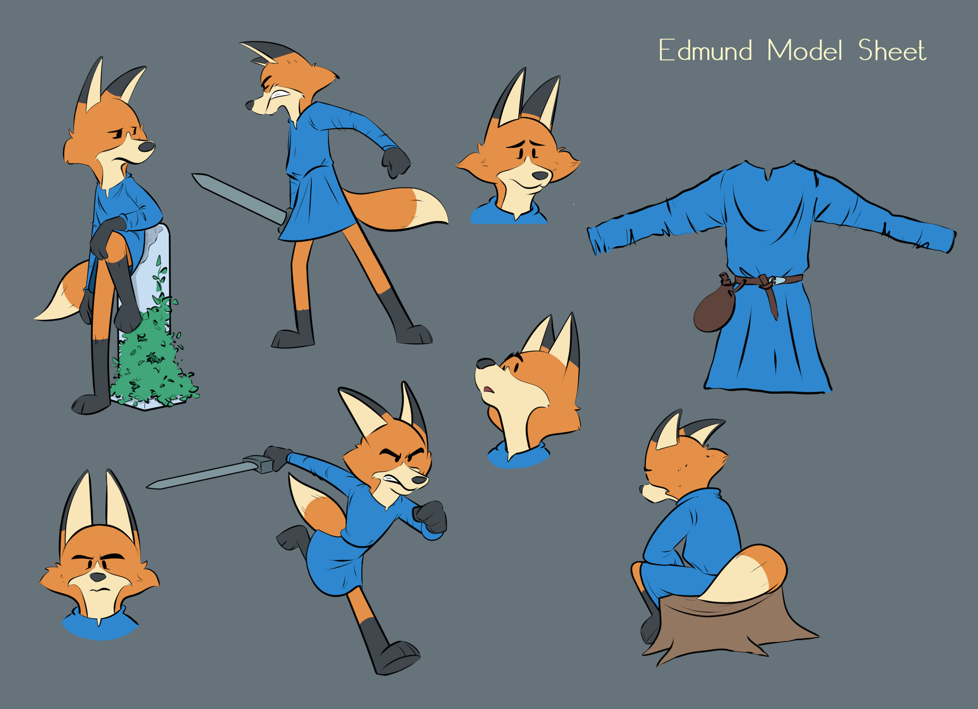 ArtStation Edmund Model Sheet