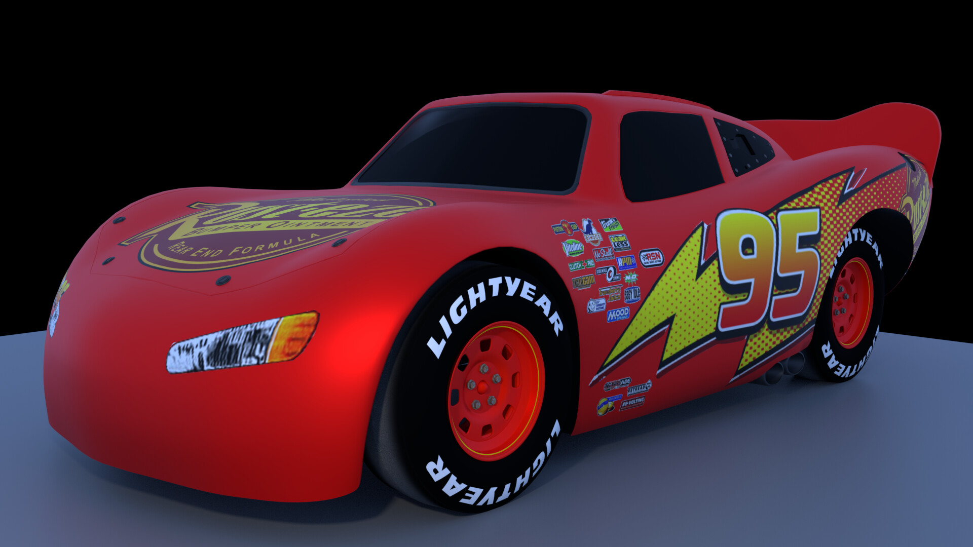 Lightning mcqueen model 2025