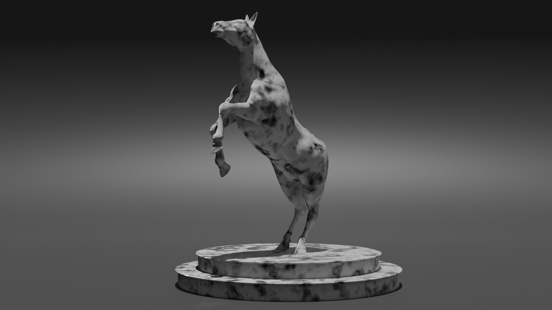 ArtStation horse sculpture
