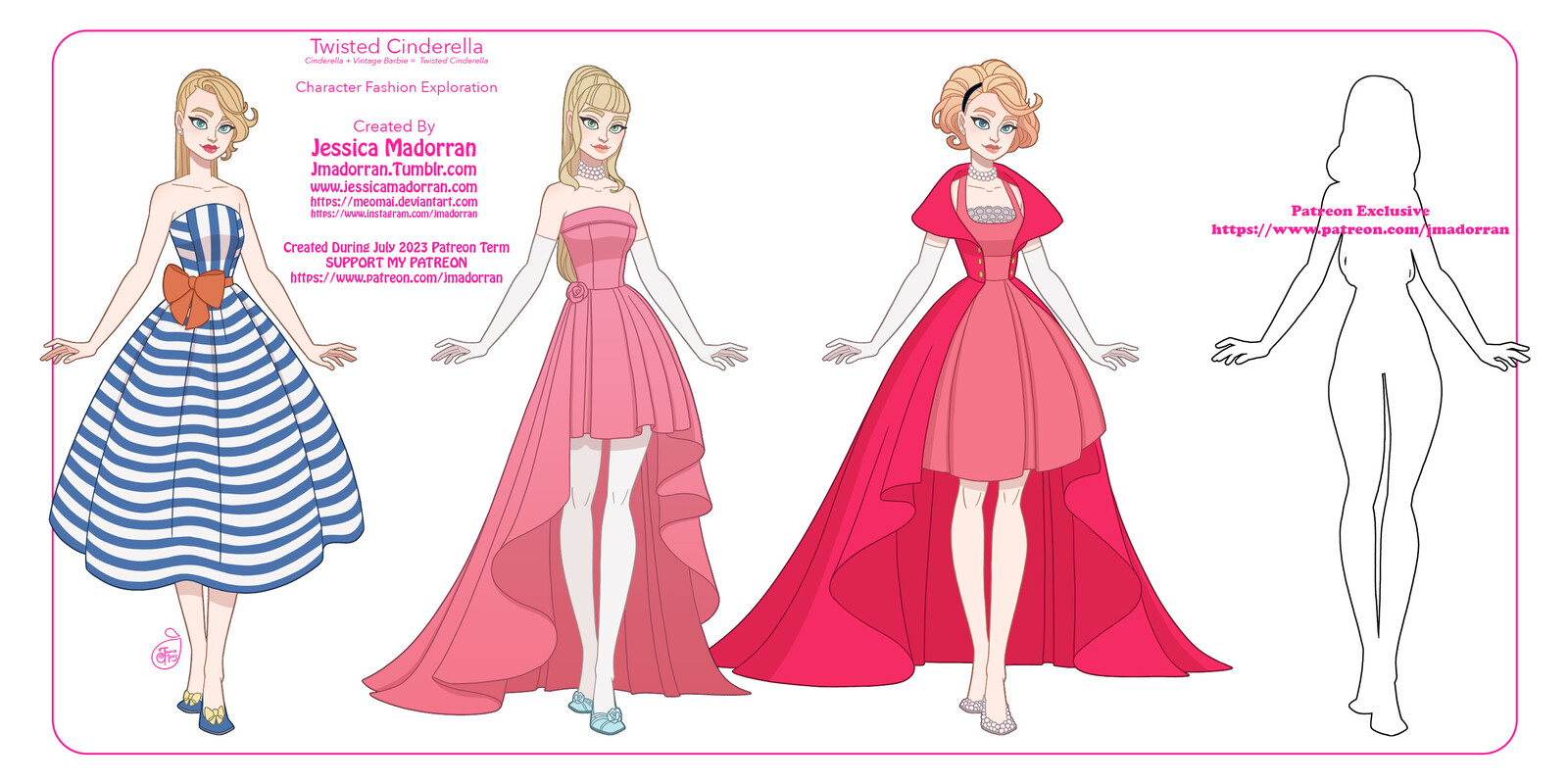 July 2023 Patreon - Twisted Cinderella Fashion Exploration