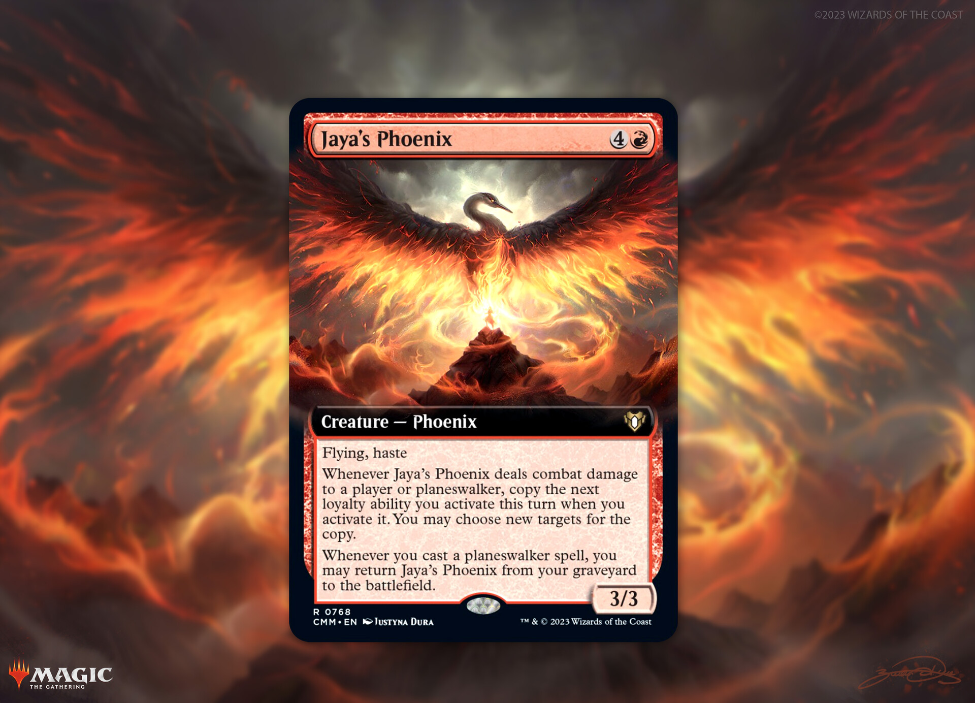 mtg phoenix cards Everquill Phoenix (Showcase) [Ikoria: Lair of Behemoths] main image 0