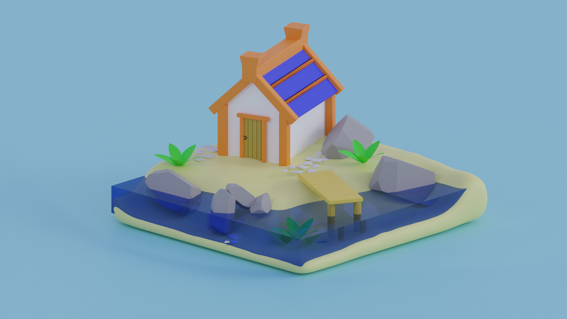 ArtStation - 3D island
