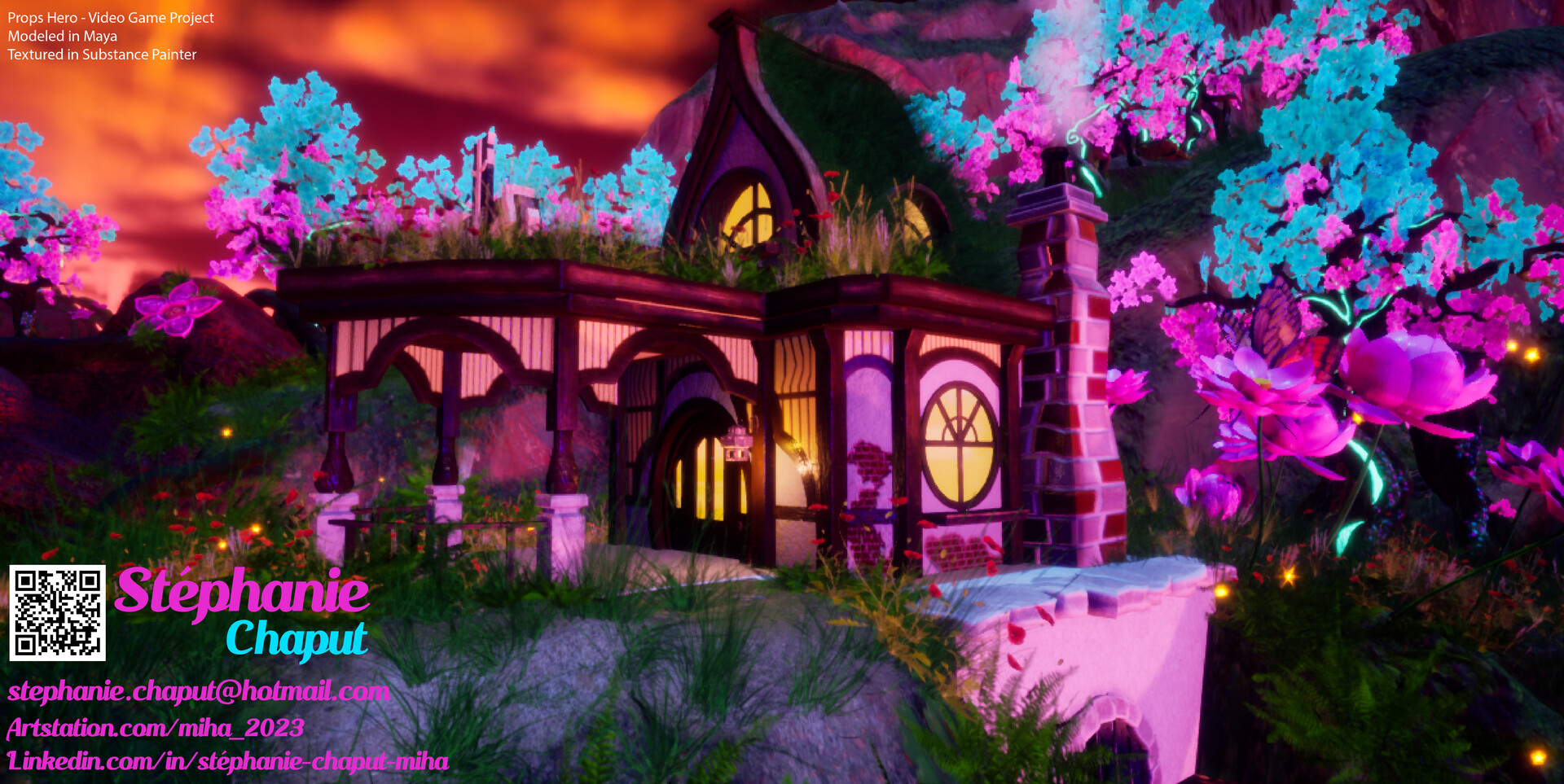 ArtStation - Cute fantasy house props