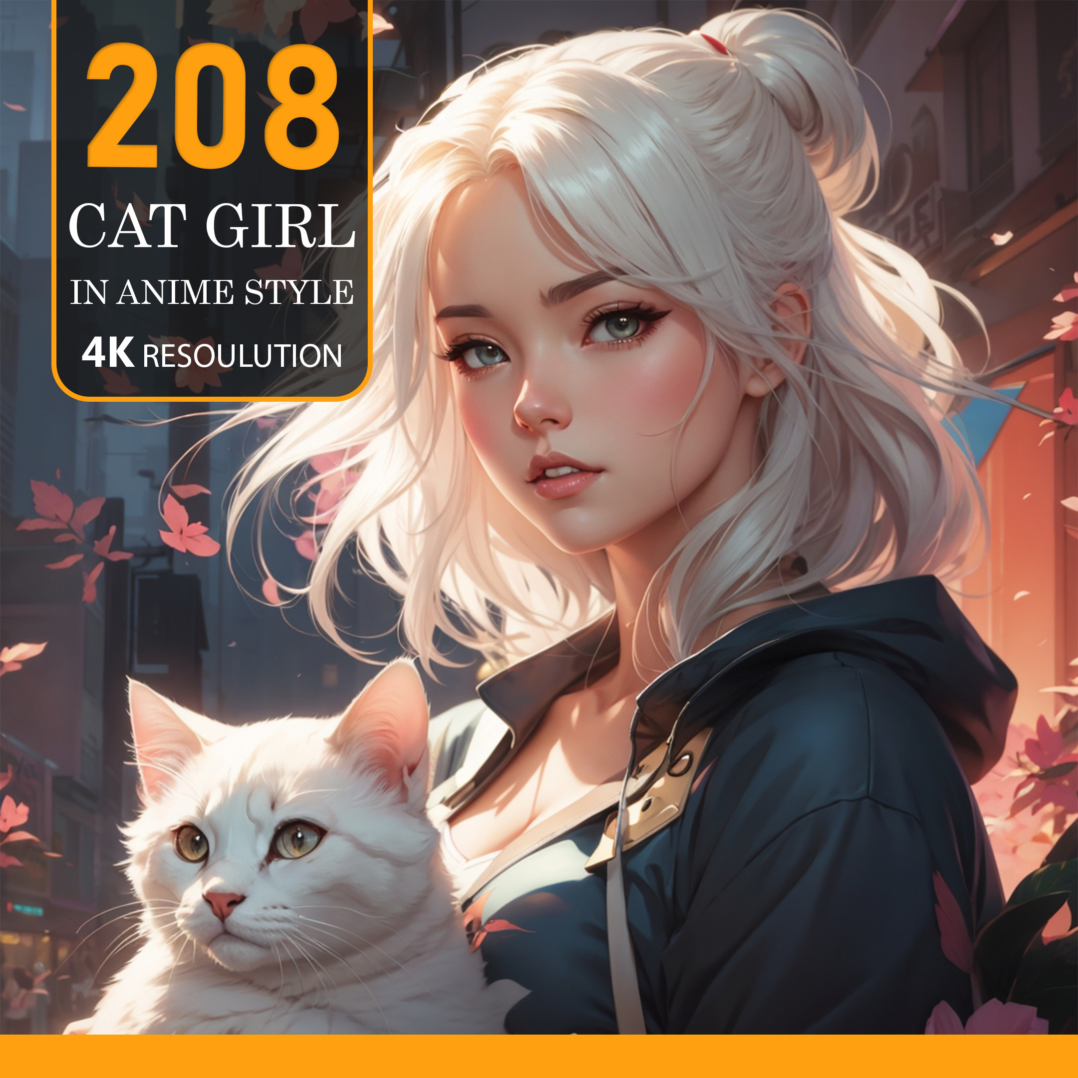 ArtStation - Catgirls In Anime Style Vol.18-4K, Anime Character References  Pack
