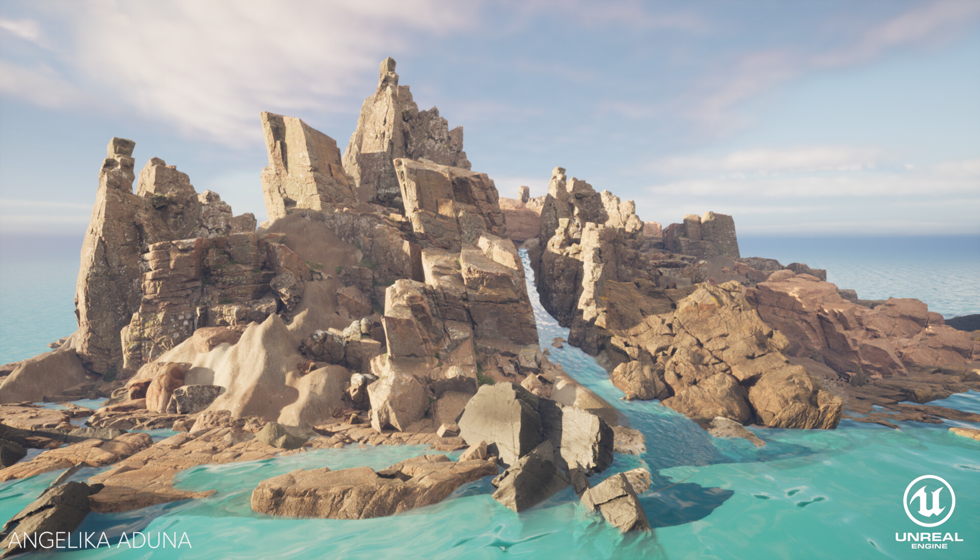 ArtStation - Rocky Island Environment