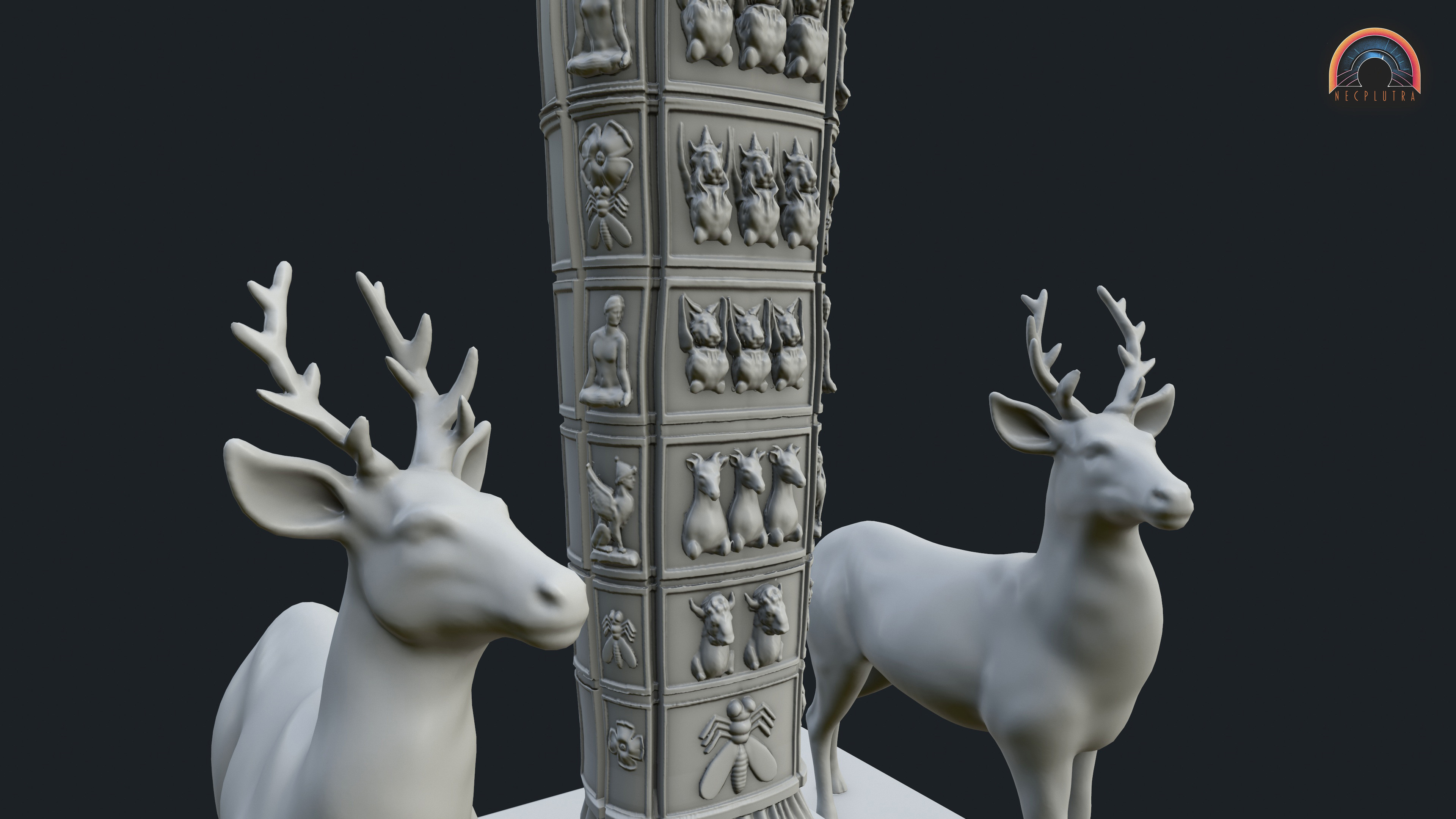 Digital Reconstruction of Artemis Leukophyrene in 3D