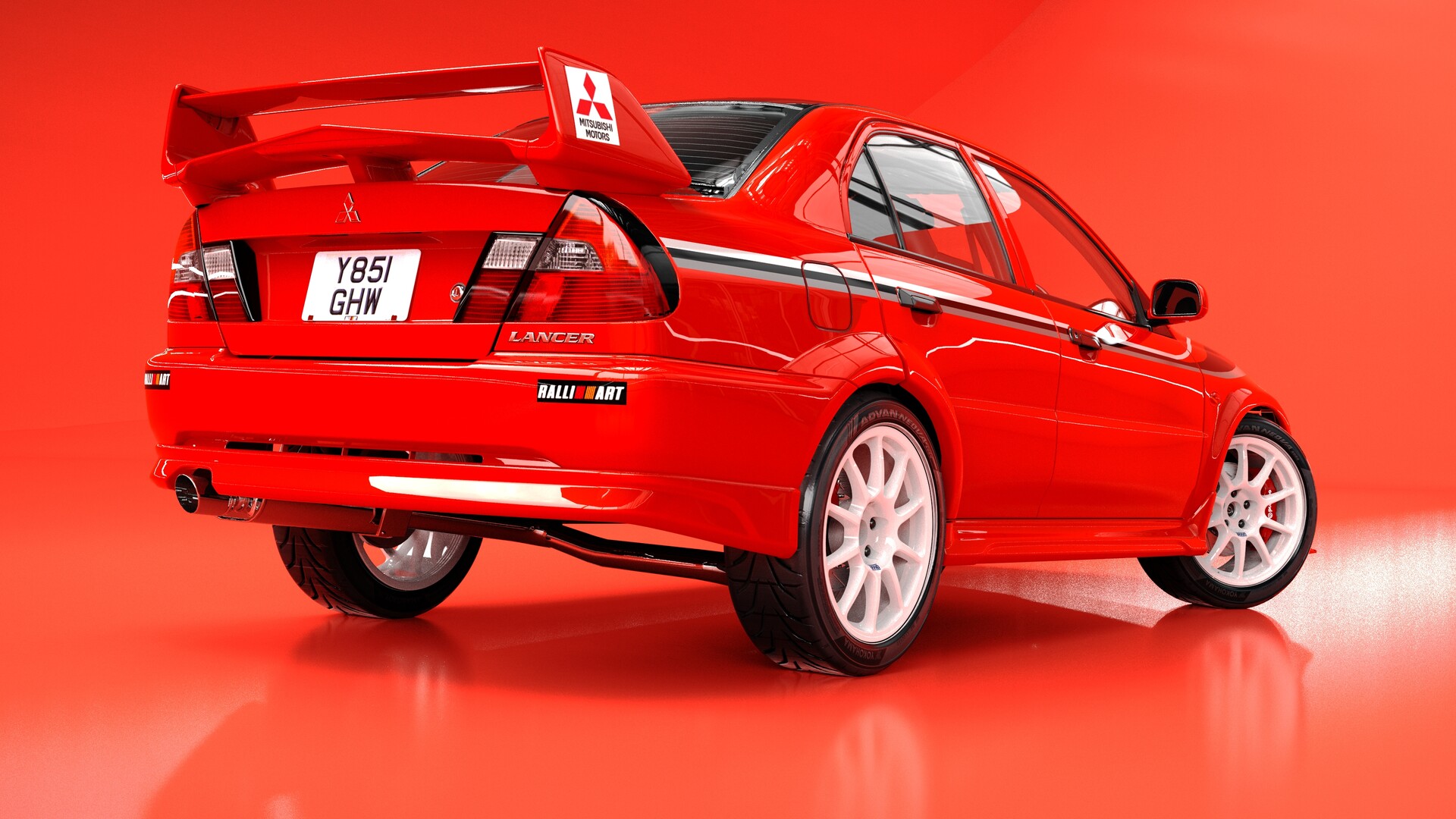 ArtStation - Mitsubishi Lancer Evo VI GSR Tommi Makinen Edition