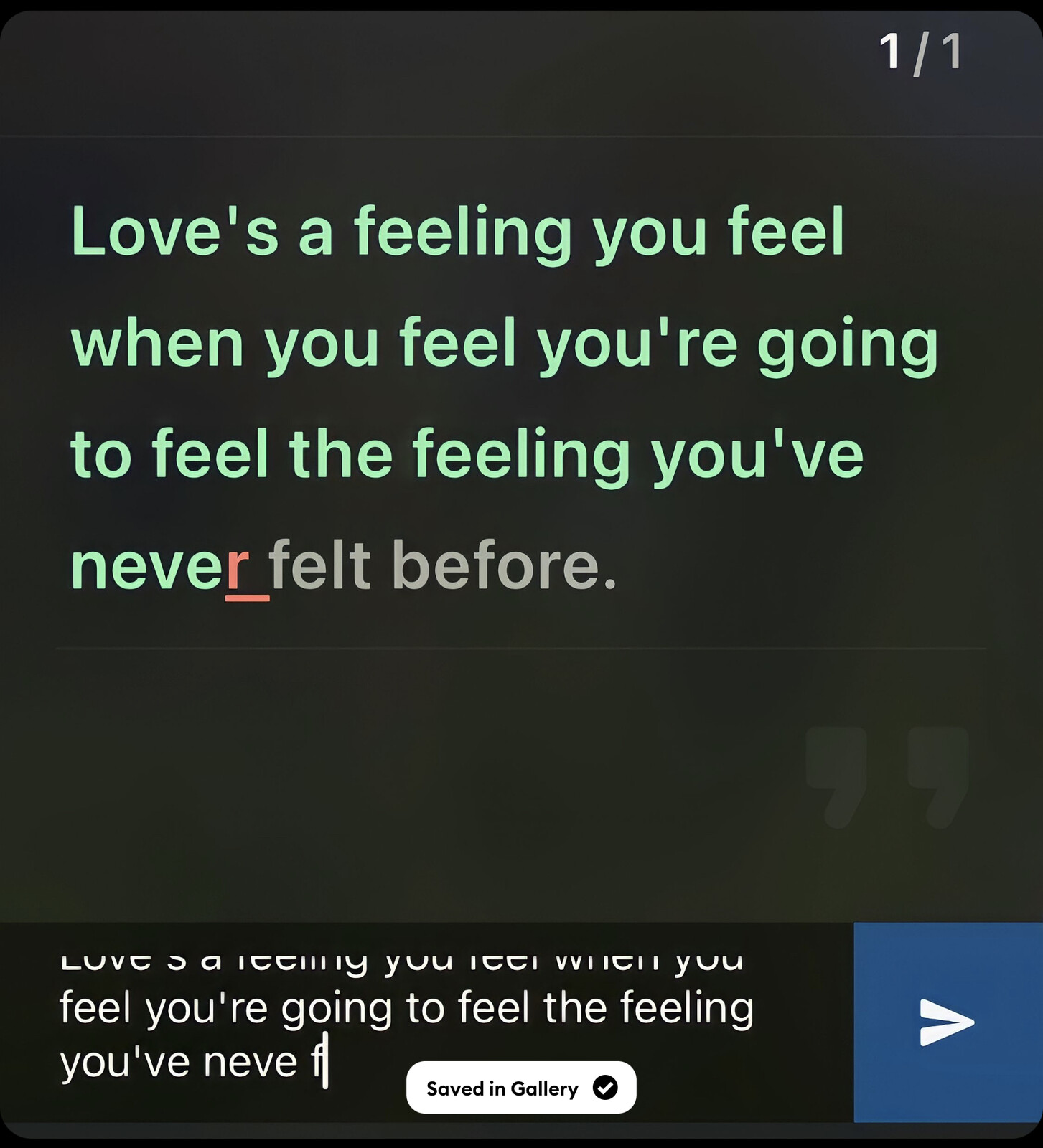 Never 