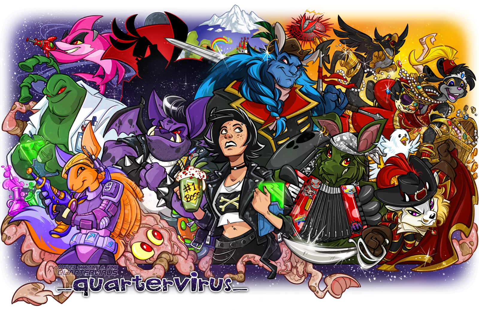 A long time ago, in 2003, when the '90s had ended but emo hangs hadn't happened yet, an 11 year old girl played Neopets for the very first time...

https://www.neopets.com/userlookup.phtml?user=_quartervirus_