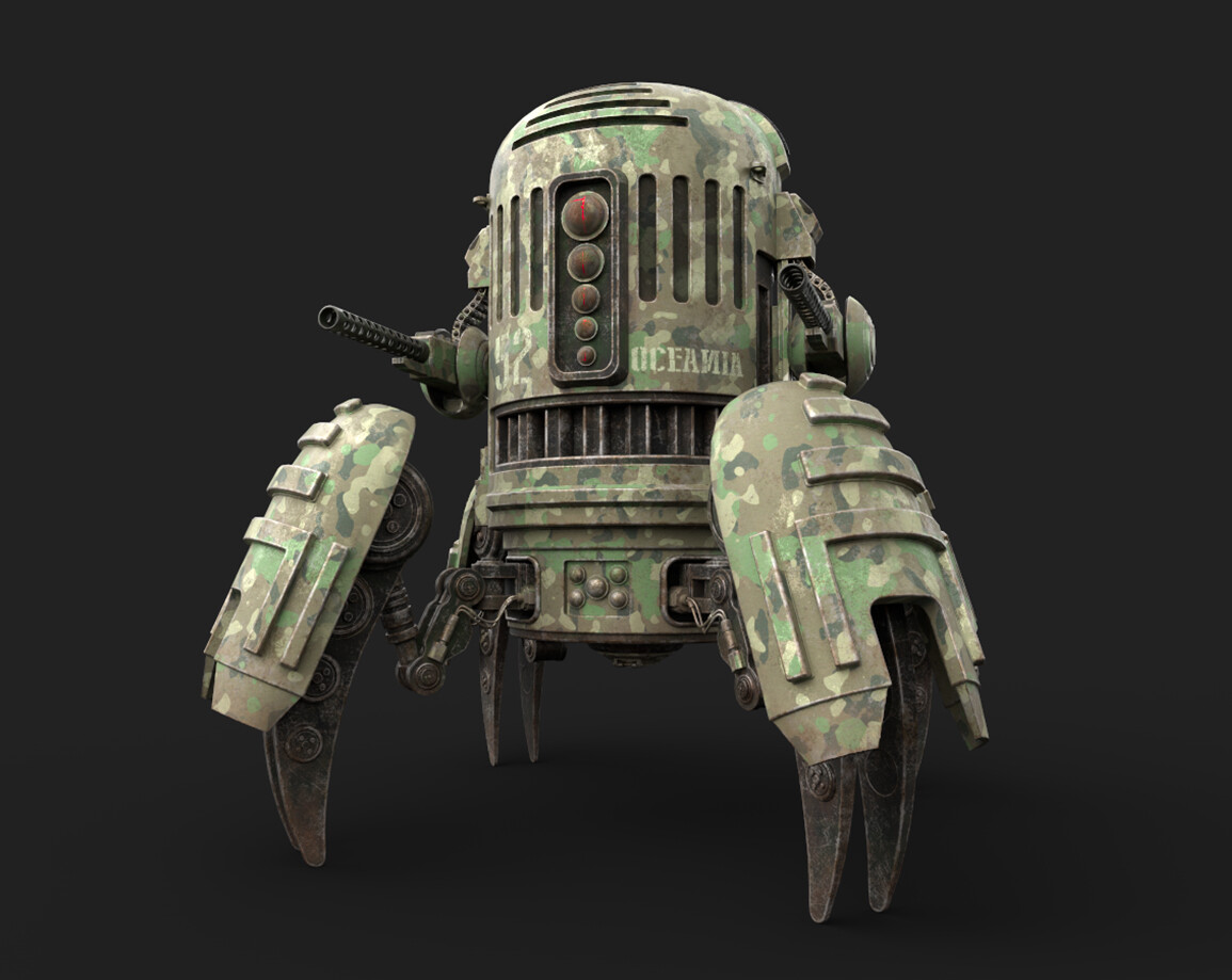 Spider Bot
Maya
Zbrush
Substance Painter
Photoshop