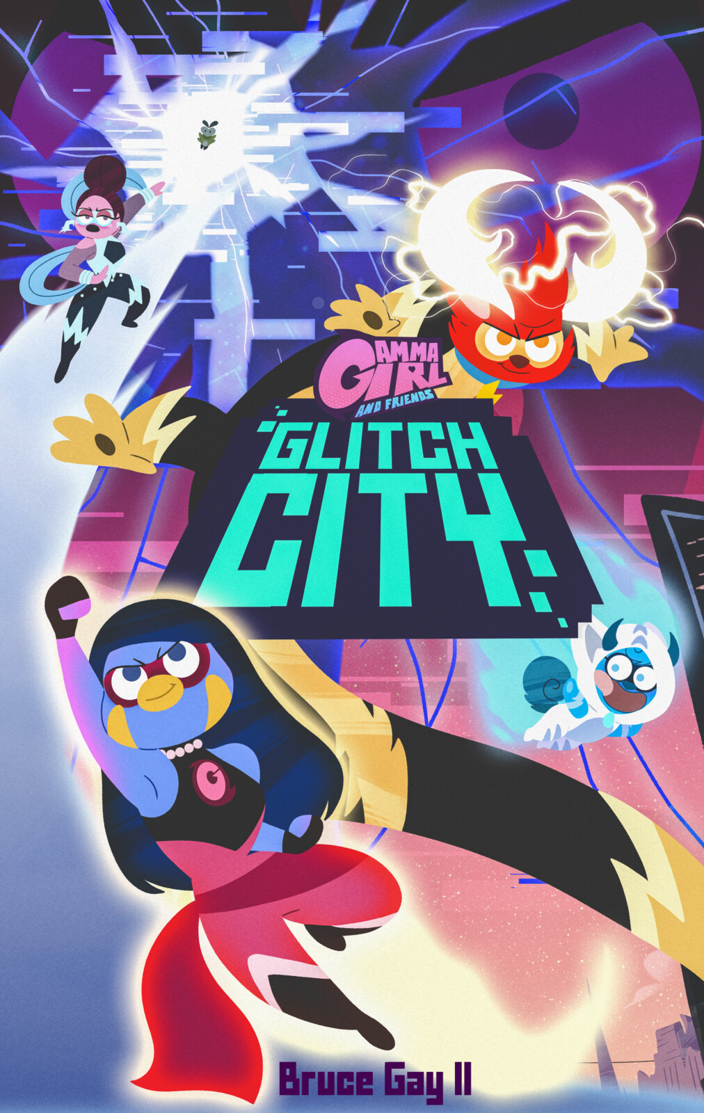 Gamma Girl: Glitch City Cover
