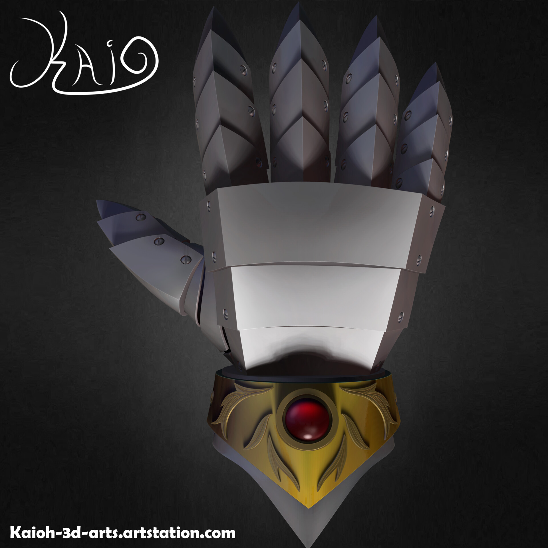 The dark shop knight gauntlets