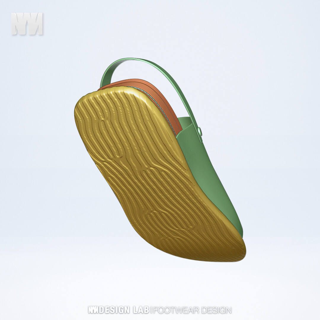 ArtStation - SUMMER FLIP FLOP SANDAL FOOTWEAR-01