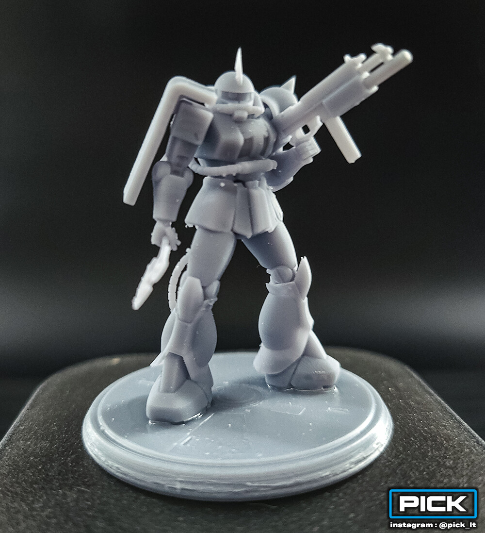 ArtStation - 04/ MS-06S Zaku II (Commander Type) 90mm+