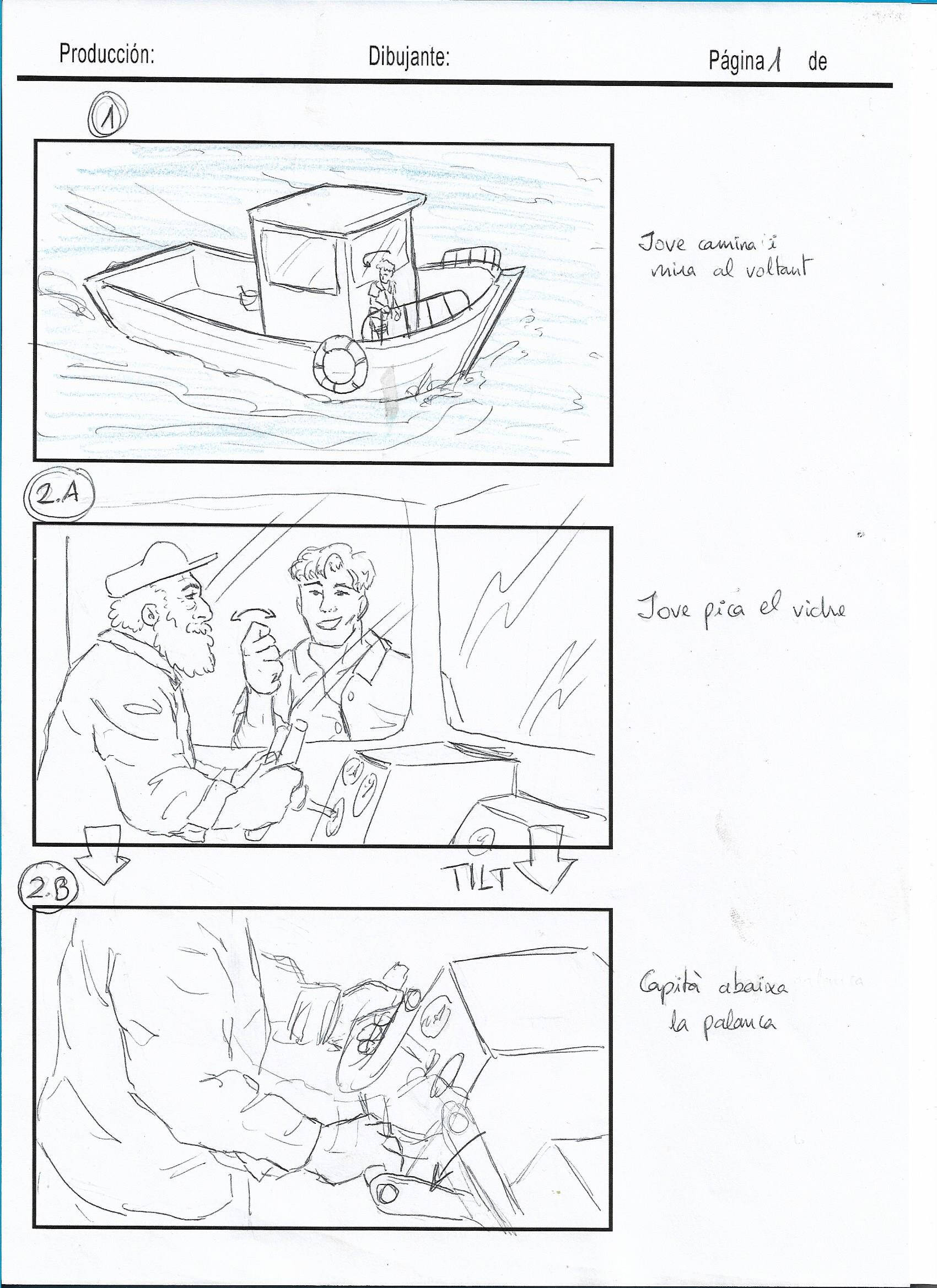 ArtStation Shooting board from script