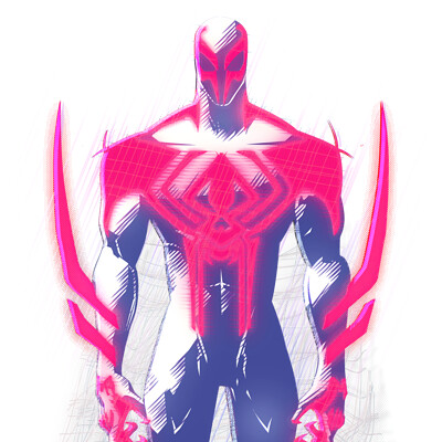 ArtStation - Spiderman 2099 - Fan art, Eduardo Yañez