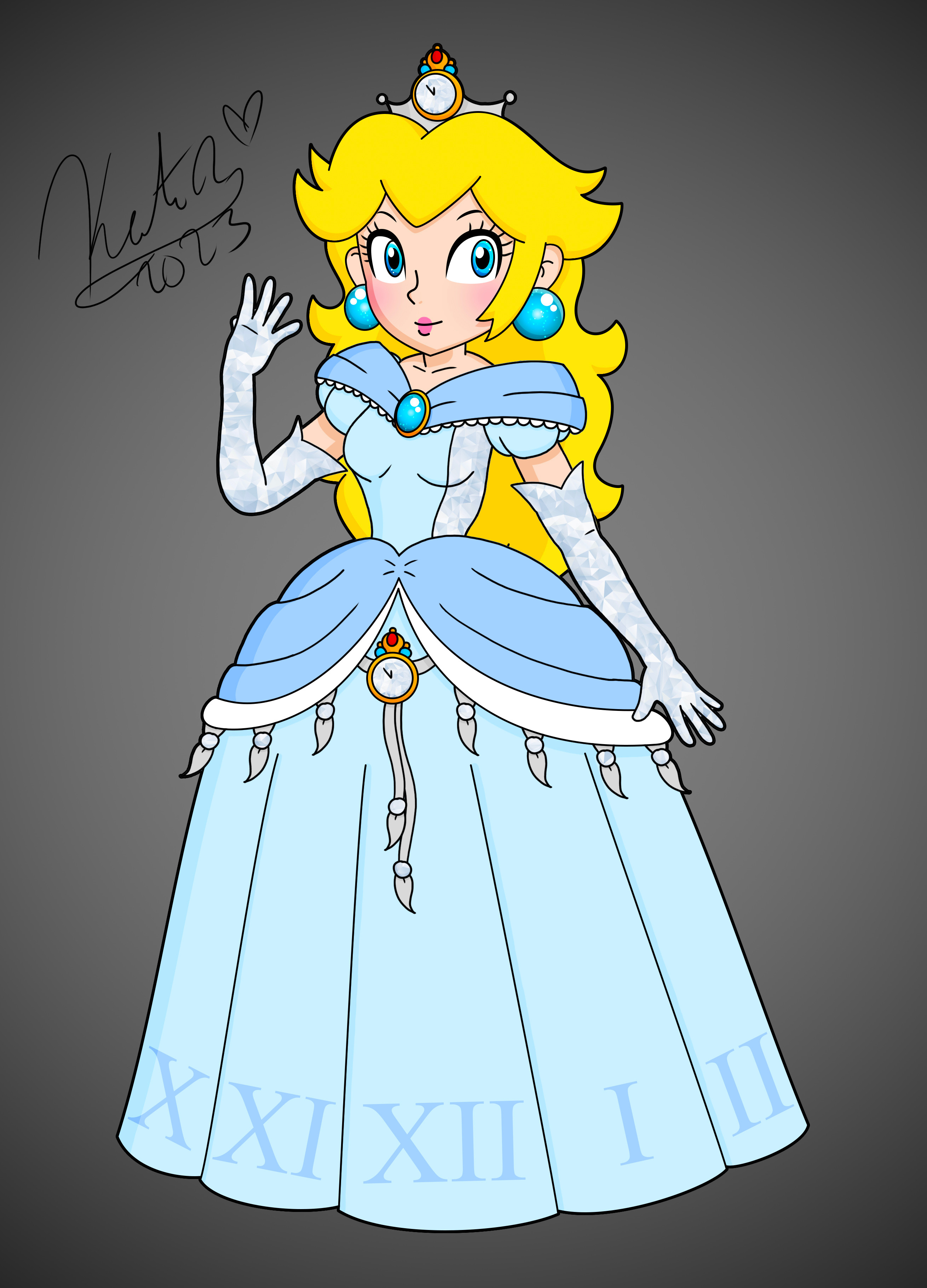 ArtStation Untitled Peach Game Costume Concept Cinderella