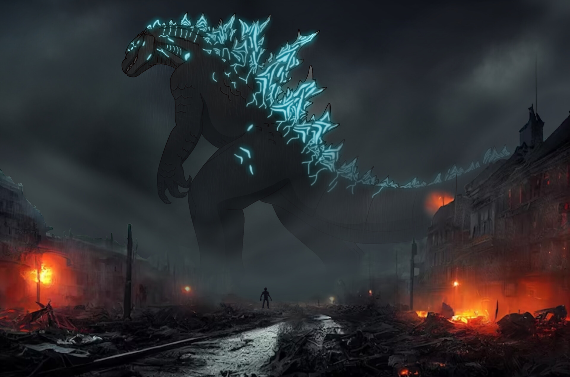 STL file Godzilla Logo・Model to download and 3D print・Cults