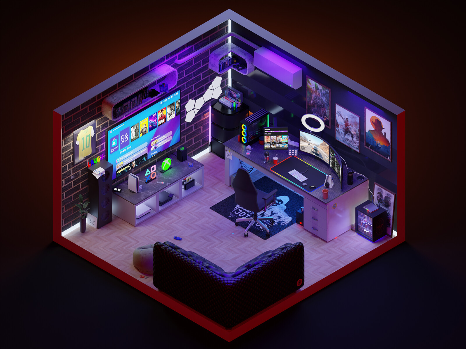 ArtStation - Gaming Room