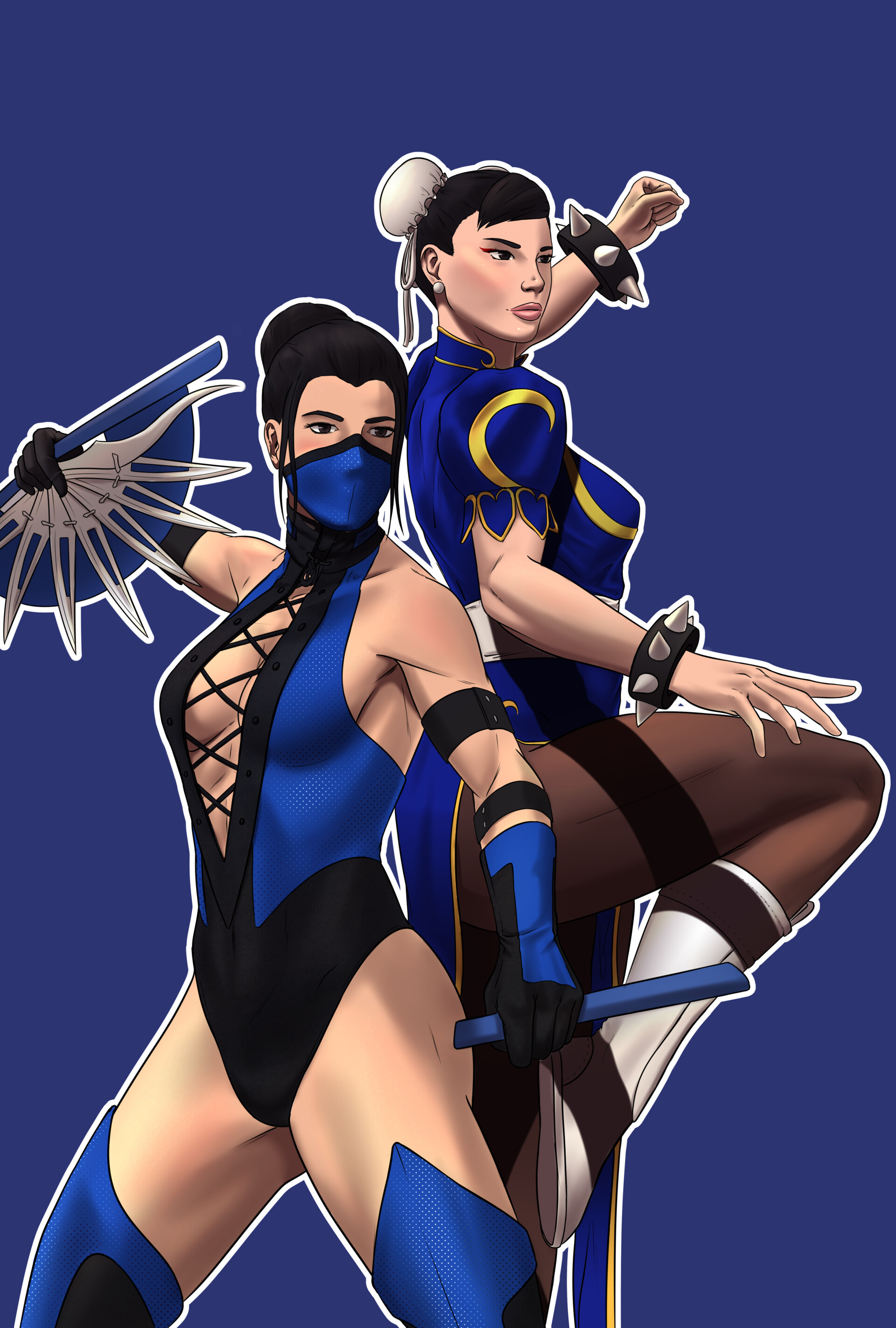 ArtStation - Chun Li x Kitana
