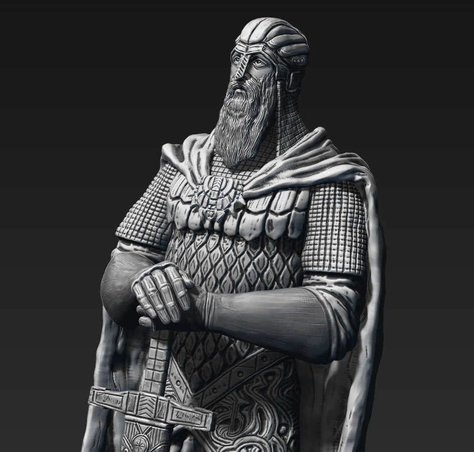 ArtStation - Перун. Sculptures Of Gods For The Fantasy Series.