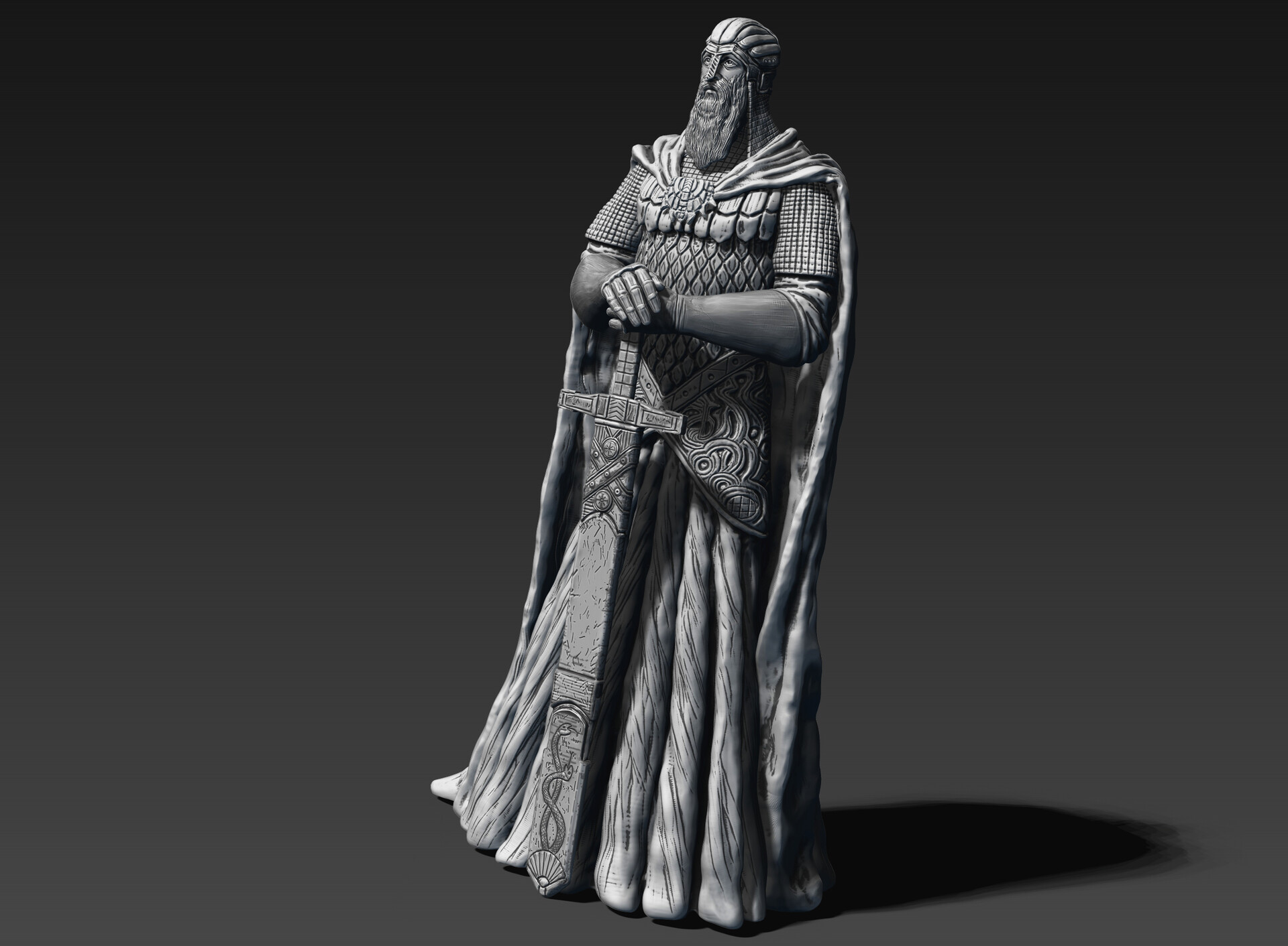 ArtStation - Перун. Sculptures Of Gods For The Fantasy Series.