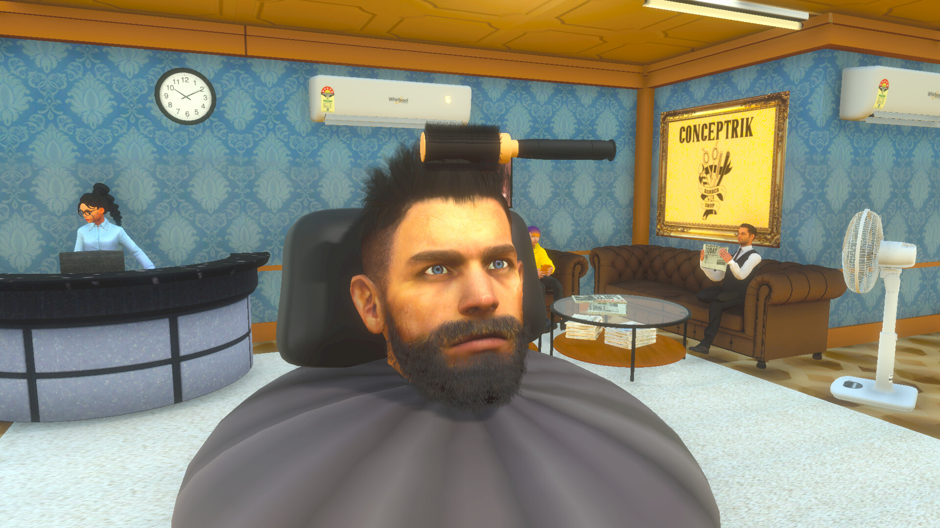 ArtStation - Barber Shop Hair Salon Game