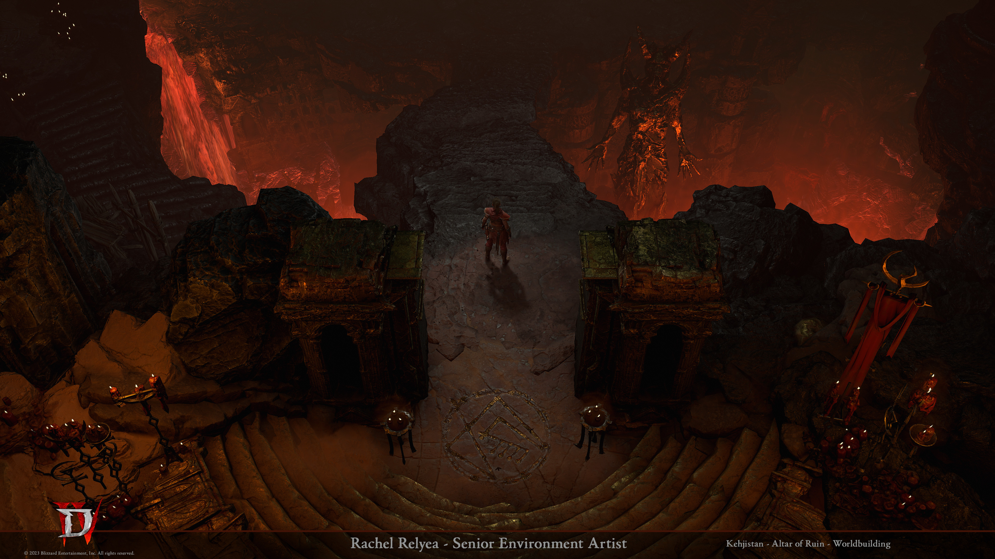 Worldbuilding entrance to boss arena