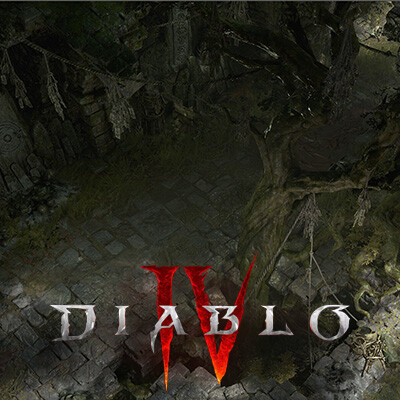 Diablo IV Abandoned Keep Druidic Set Dressing