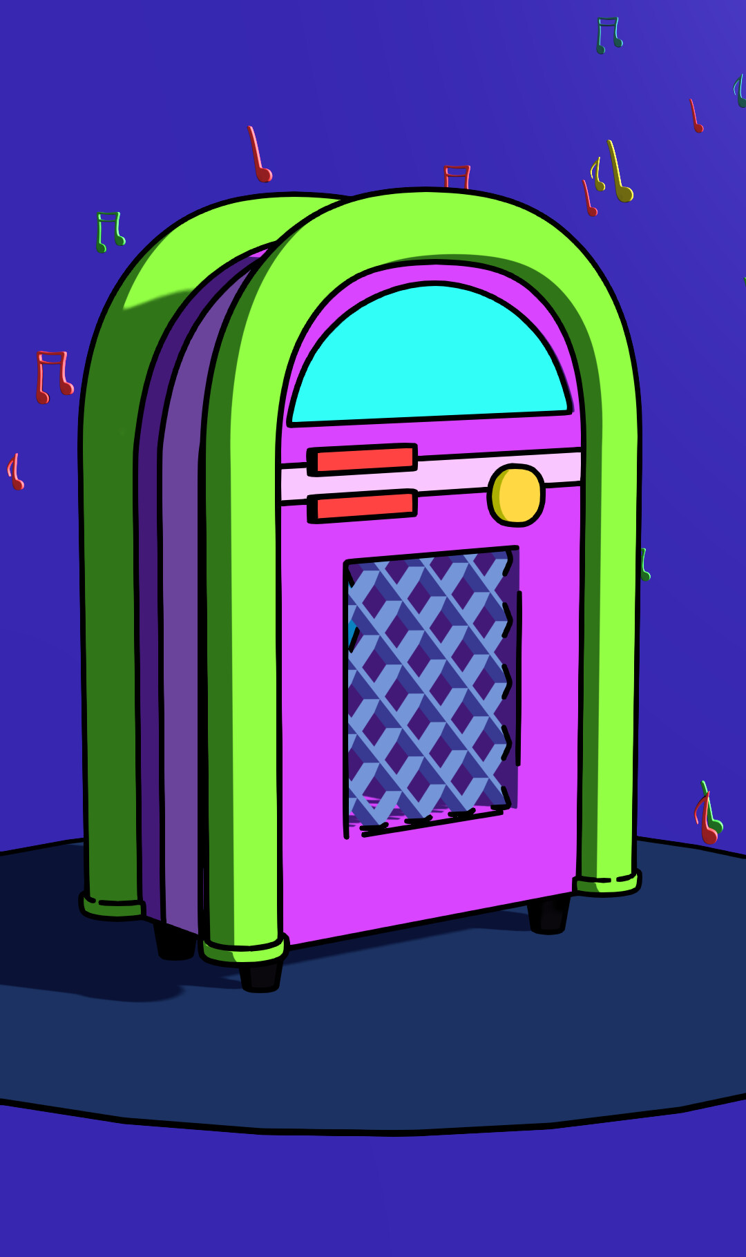 ArtStation Grease Pencil Jukebox