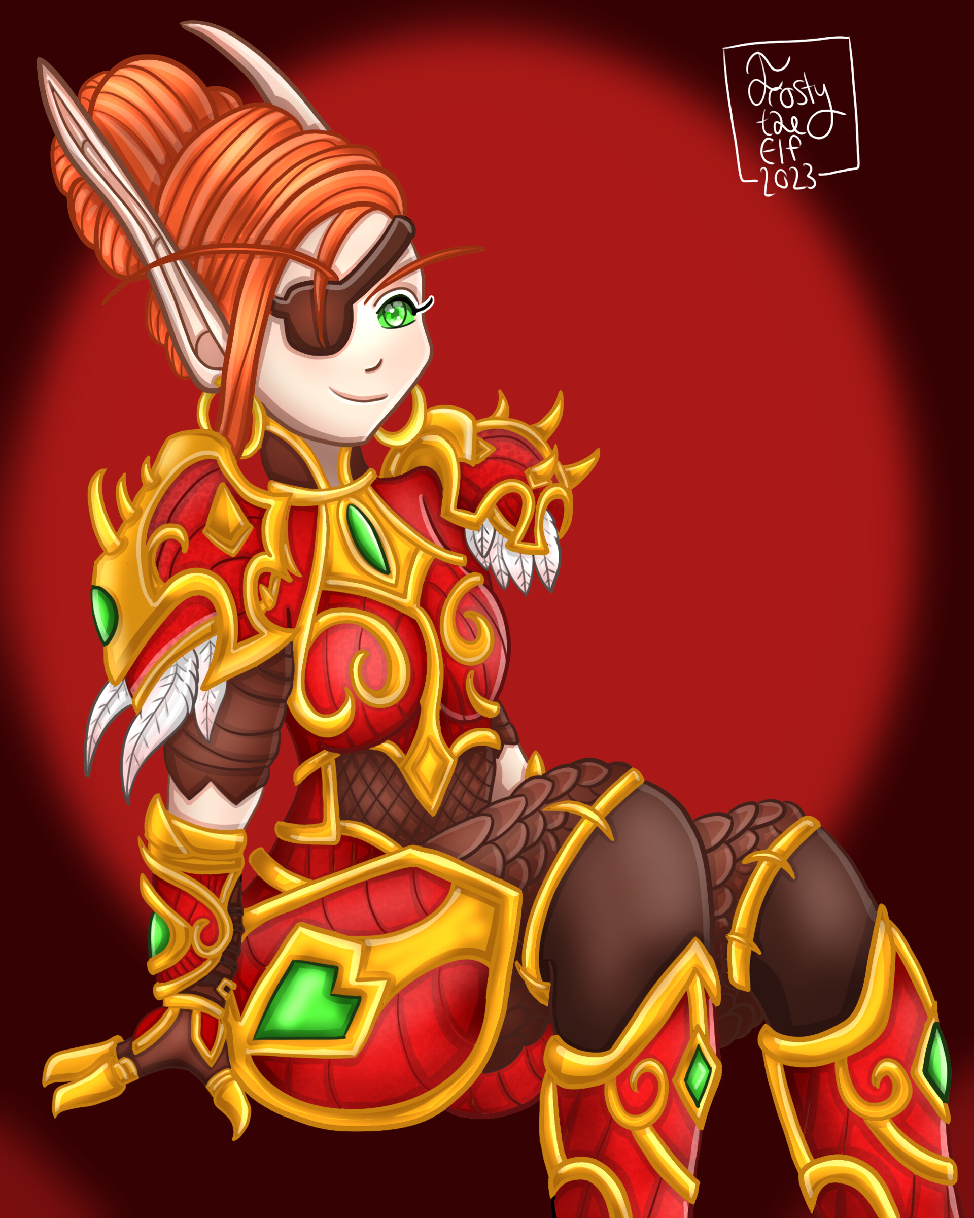 ArtStation Blood Elf Hunter