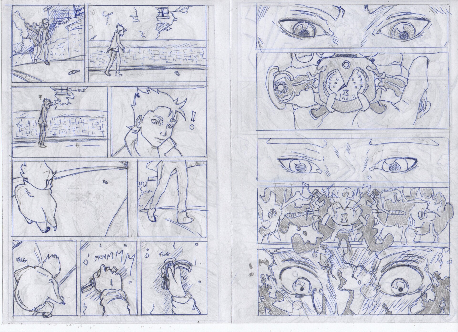 ArtStation Time Travel Story Board