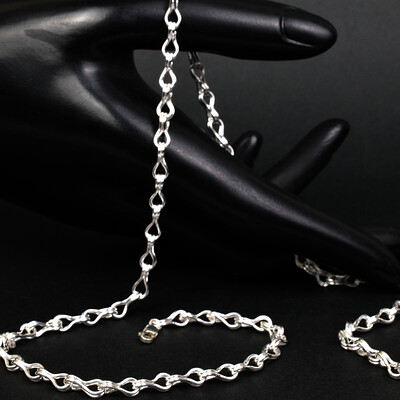Silver Handmade Sailors Chain