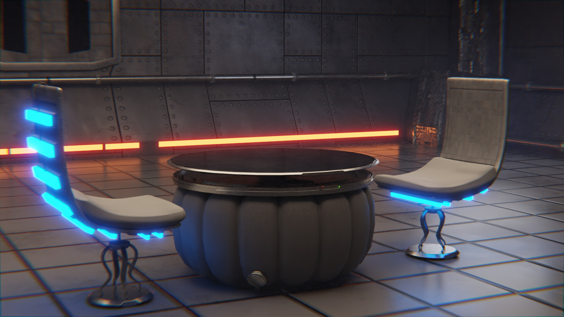 ArtStation Scifi furnitures