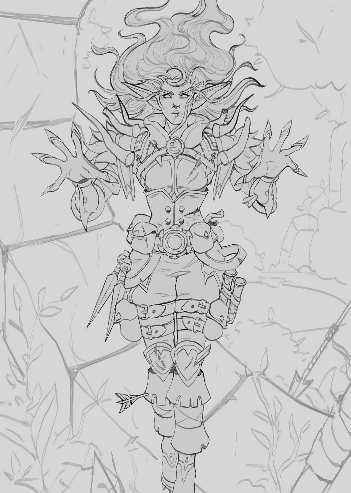 final sketch/lineart