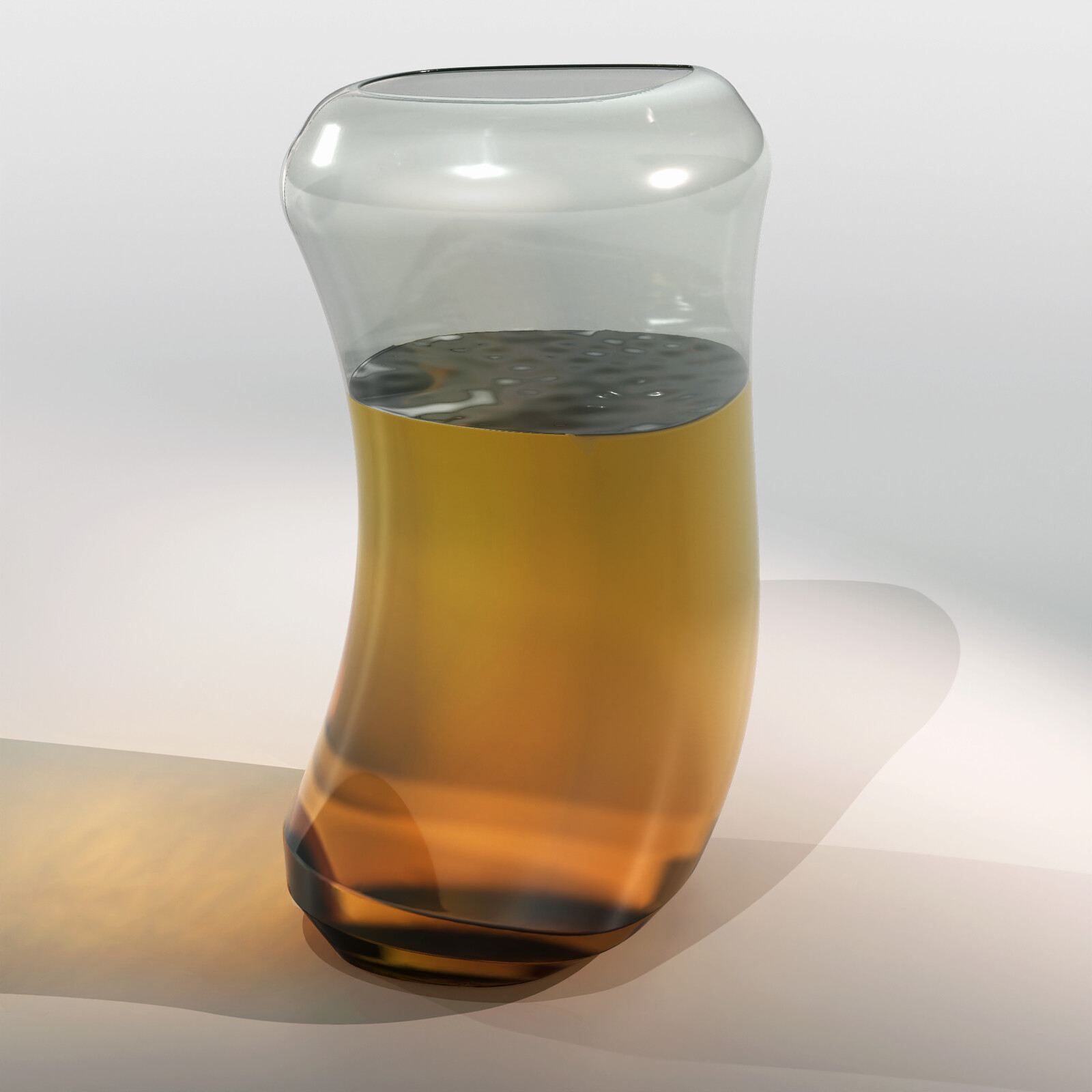 Glass Modeled in Plasticity