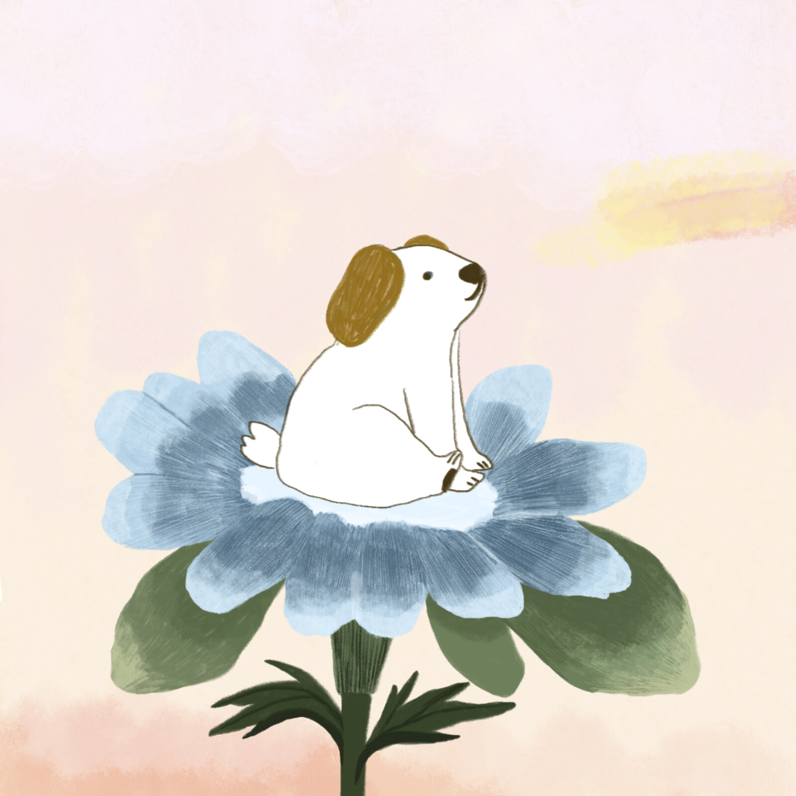 Flower dog