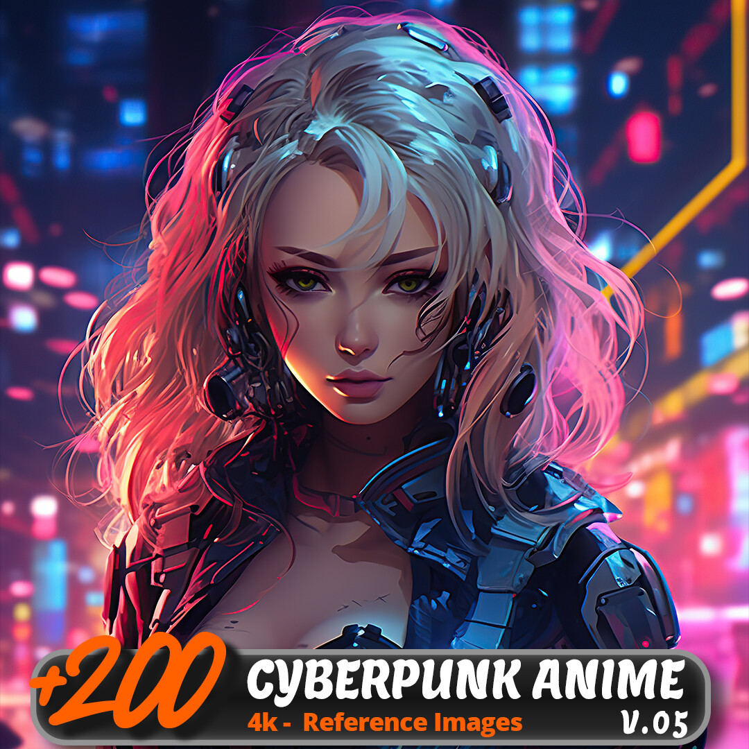 ArtStation - Anime cyberpunk character