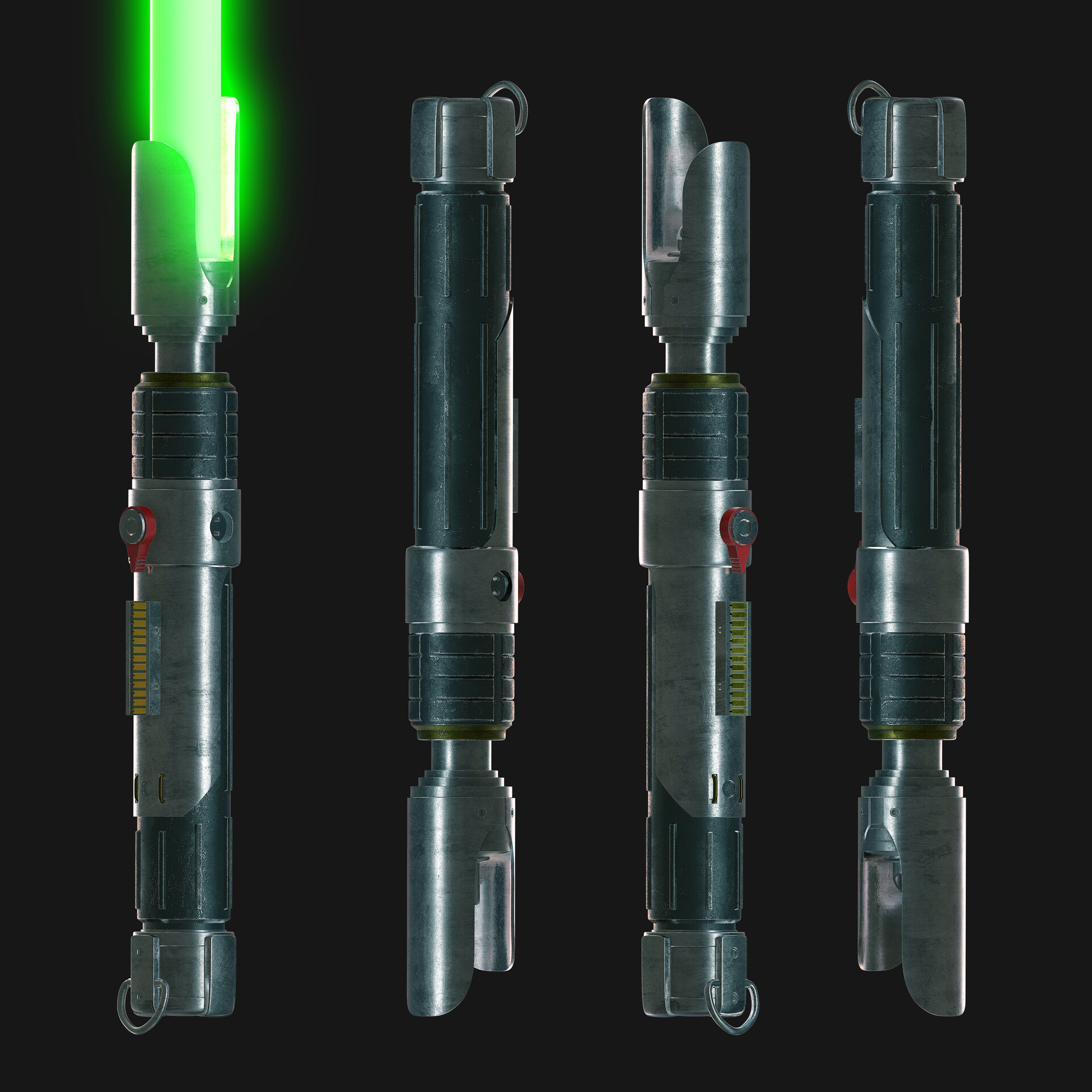 Davey van Zanten - Sabine Wren's Lightsaber from the AHSOKA series ...