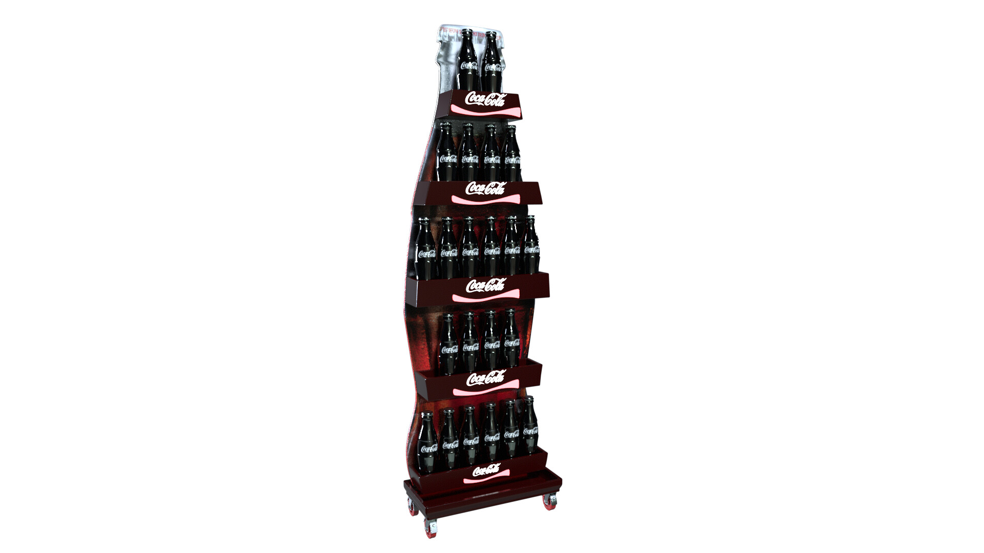 Jai Kalra - Coca-Cola Display Racks and 6-bottles handheld tray