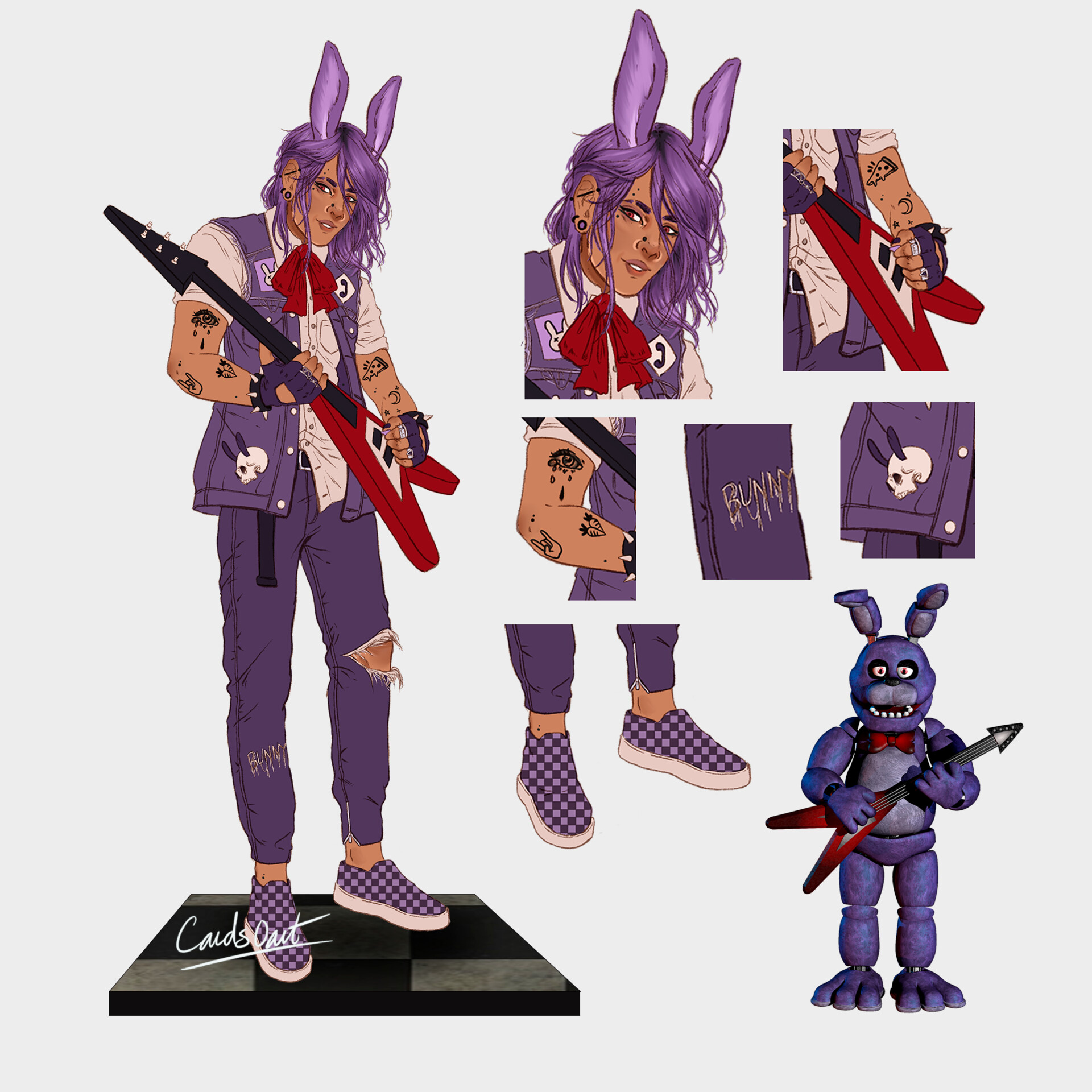 ArtStation - Fnaf 1: Bonnie the Bunny