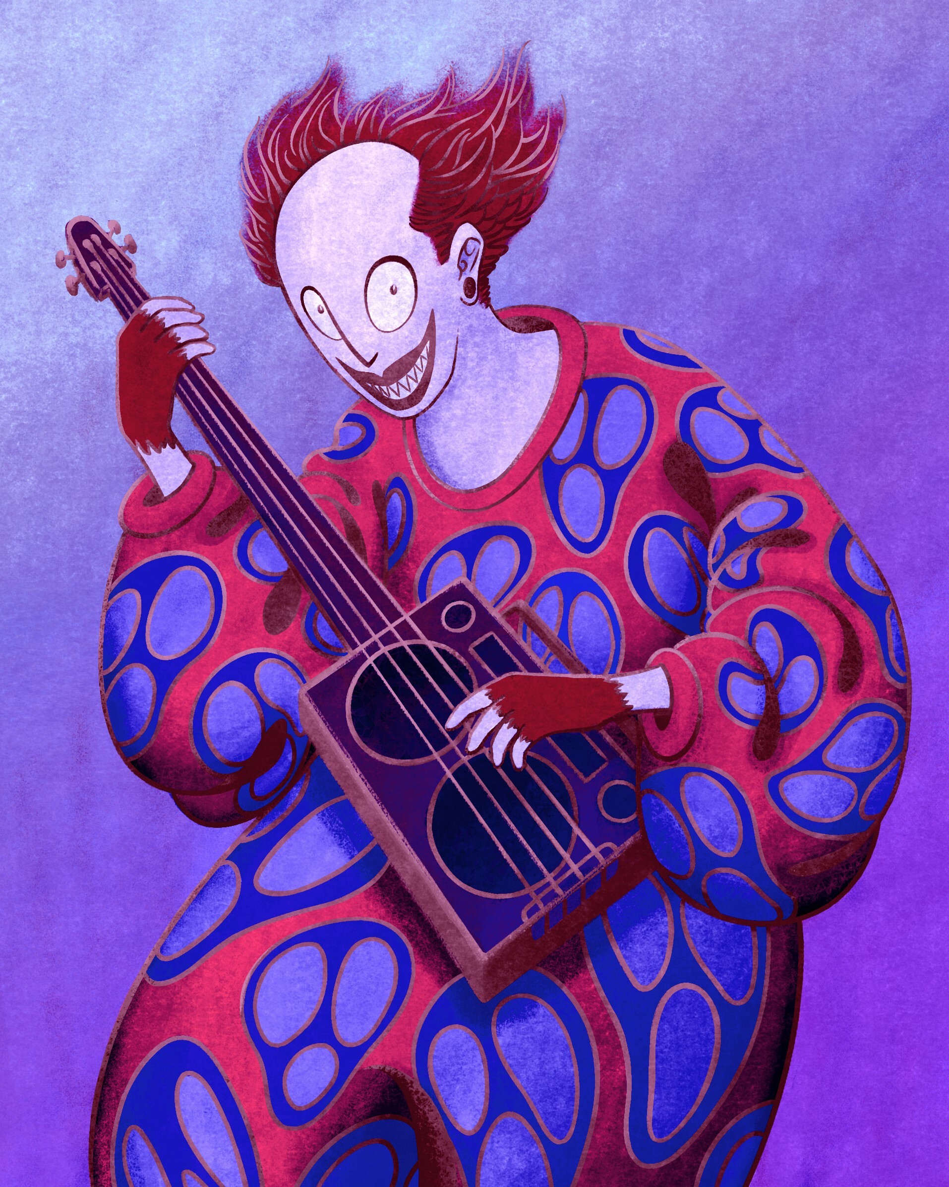 Artstation creepy clown