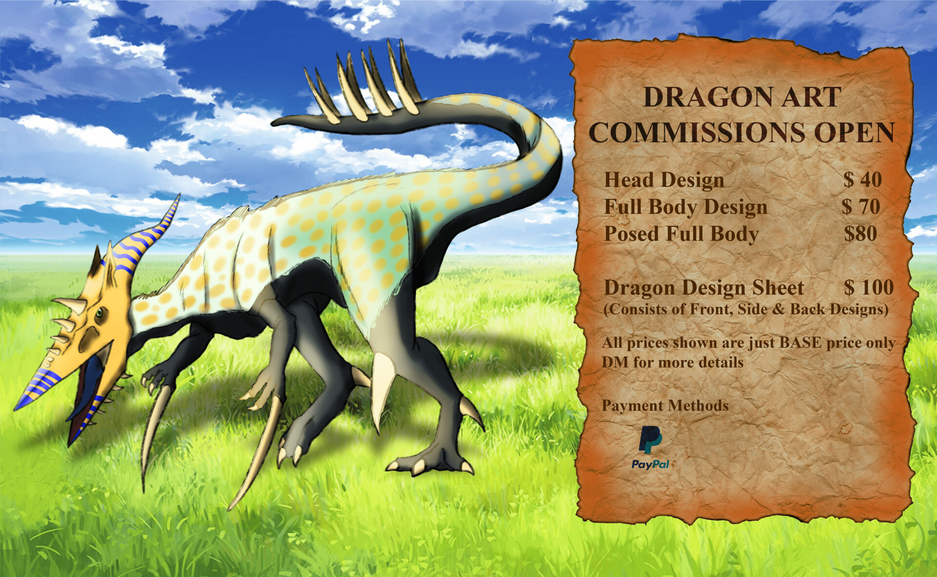 ArtStation - Dragon Design Commission