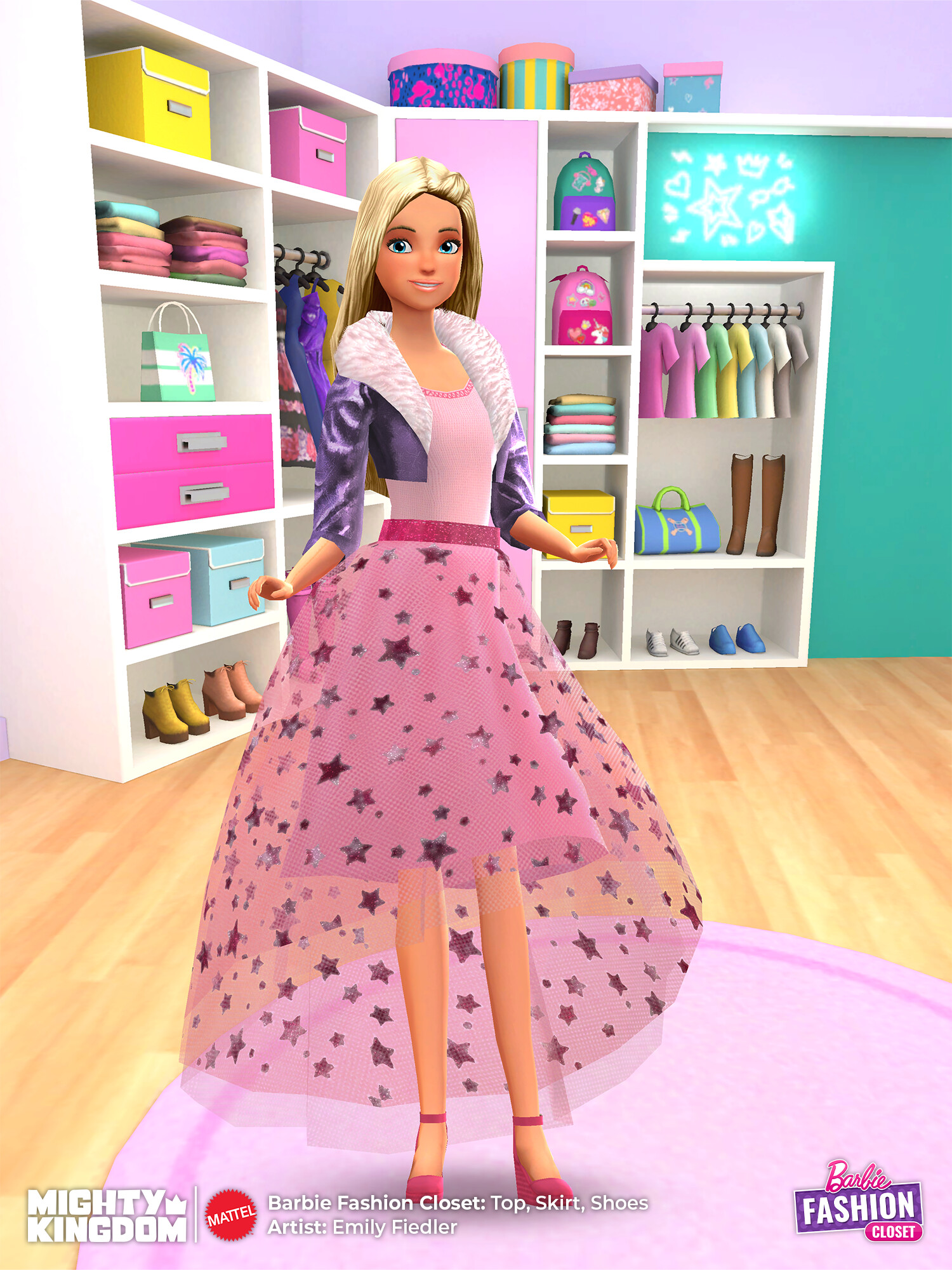 ArtStation Star Outfit Barbie Fashion Closet
