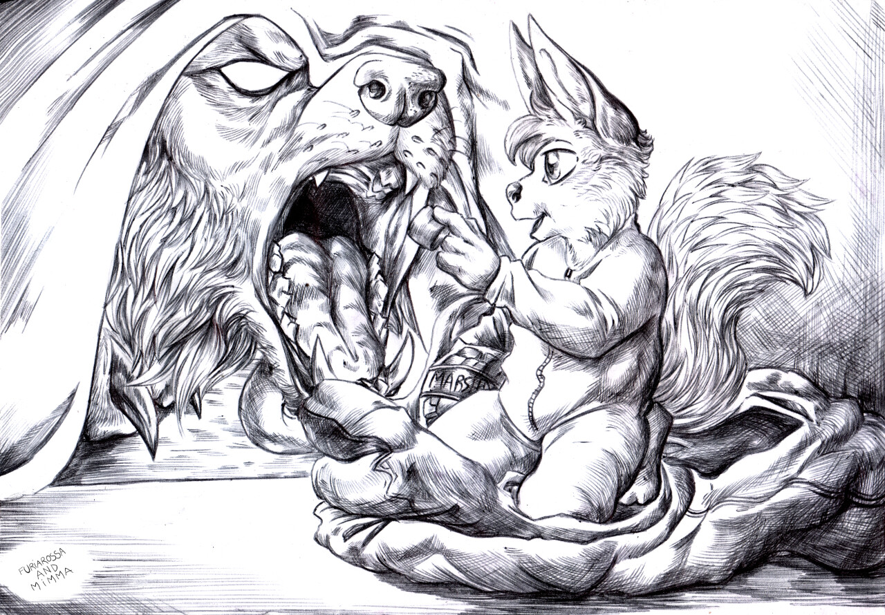 WIP 2 - ballpoint pen texture and shading